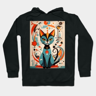 Retro MCM Atomic Cat Hoodie